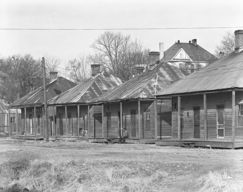 Negro houses. Vicksburg, Mississippi.