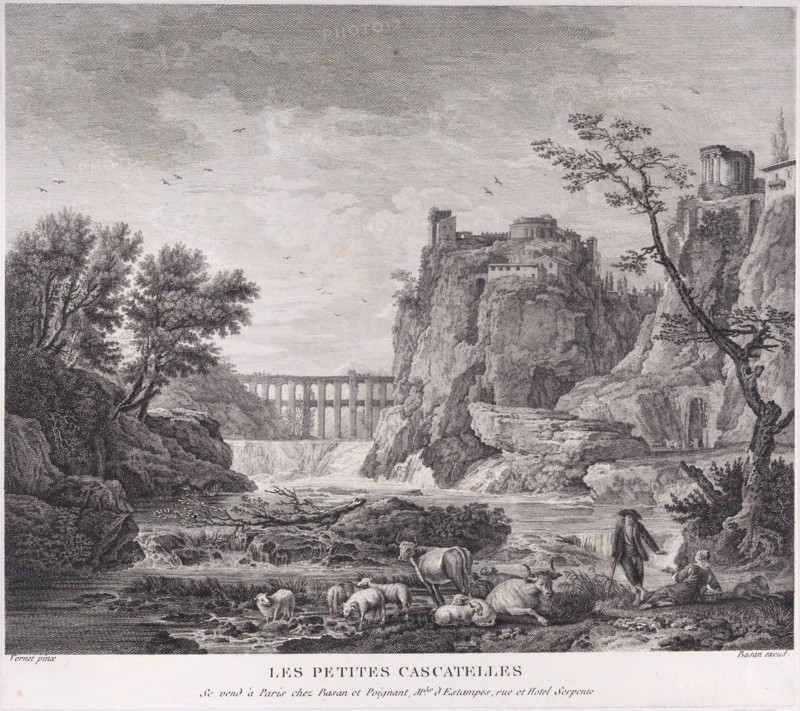 The Little Waterfalls, ca. 1740-1800.