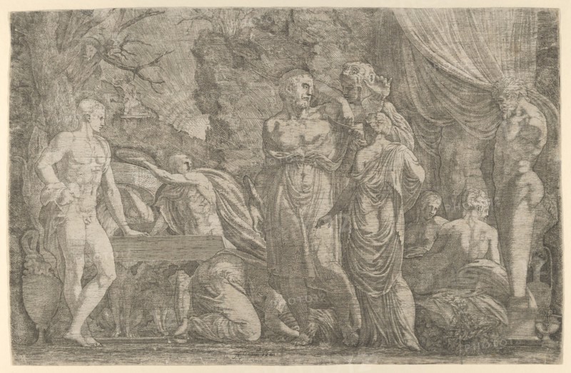 Hercules dressed as a Woman, 1540-56.