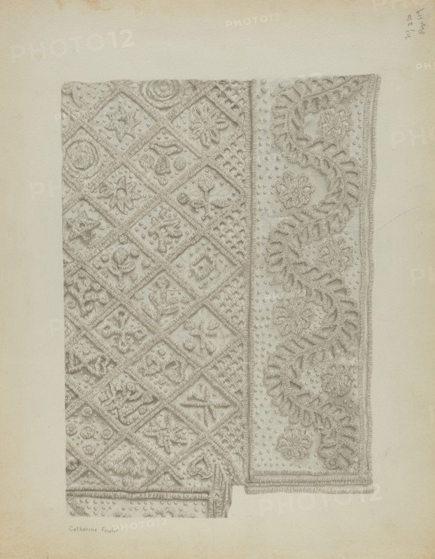 Tufted Candlewick Bedspread, c. 1939.