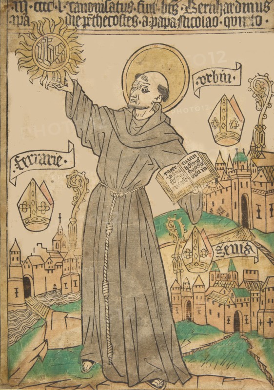 Saint Bernardino of Siena, ca. 1465.
