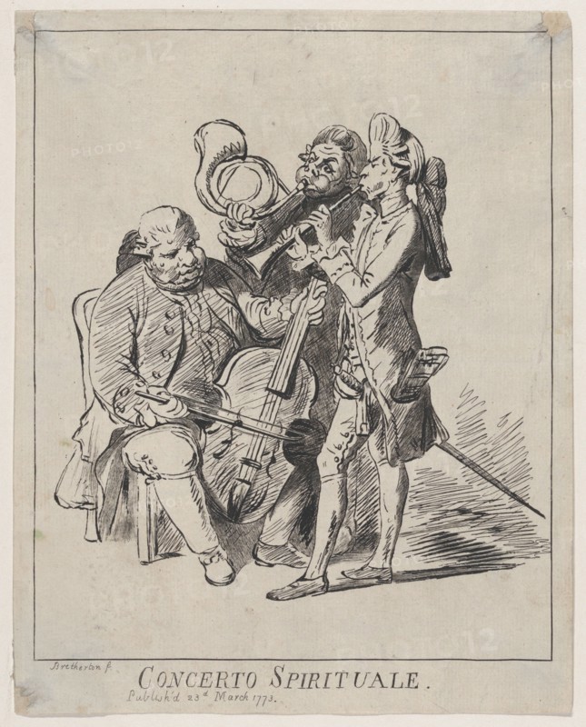 Concerto Spirituale, March 23, 1773.