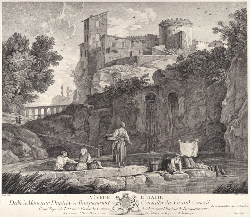 Fourth View of Italy, ca. 1750-1800.