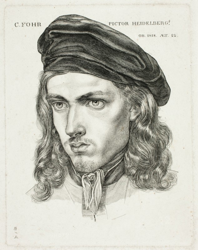 Portrait of Karl Philip Fohr, 1818.
