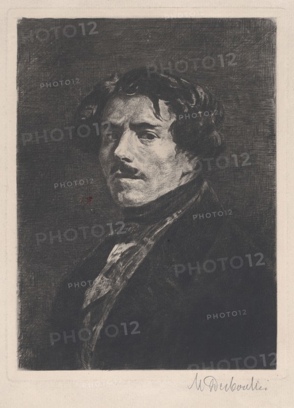 Portrait of Eugène Delacroix, 1889.