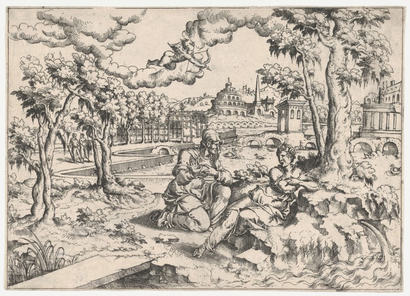 Vertumnus and Pomona, ca. 1550-55.