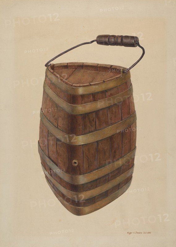 Triangle Field Water Keg, c. 1939.