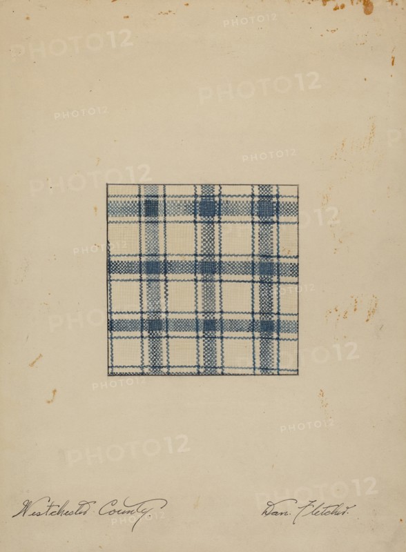 Piece of Handwoven Linen, c. 1937.