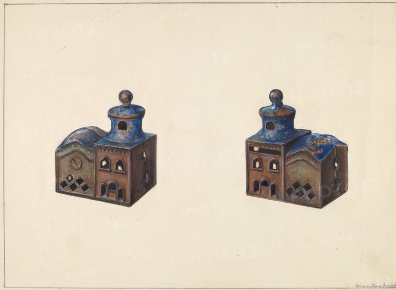 Russian Church Coin Bank, c. 1938.