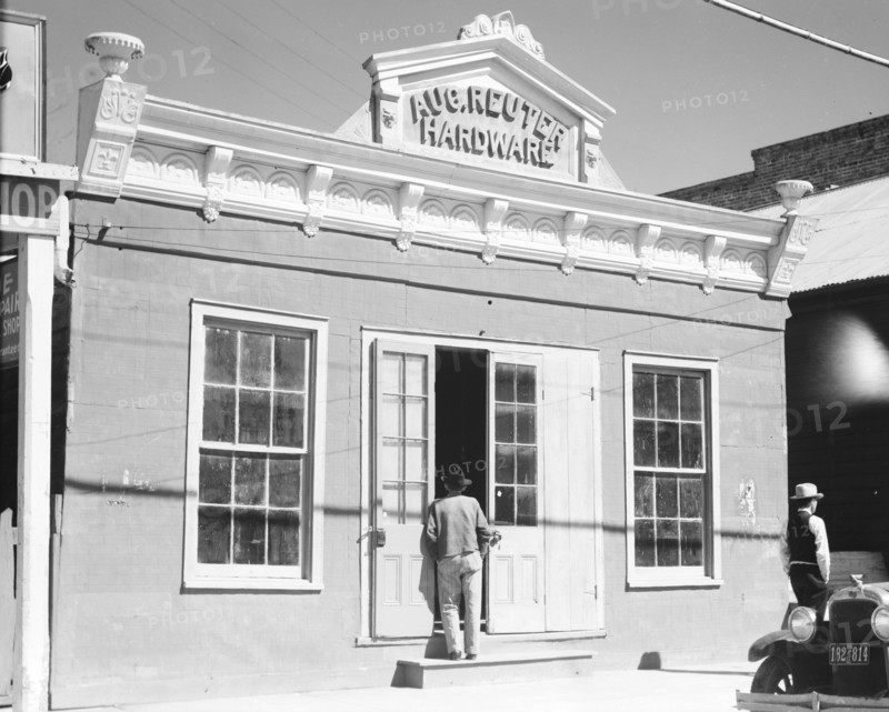Small town shop front. Louisiana.