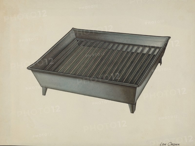 Shaker Tin Dish Drainer, c. 1941.