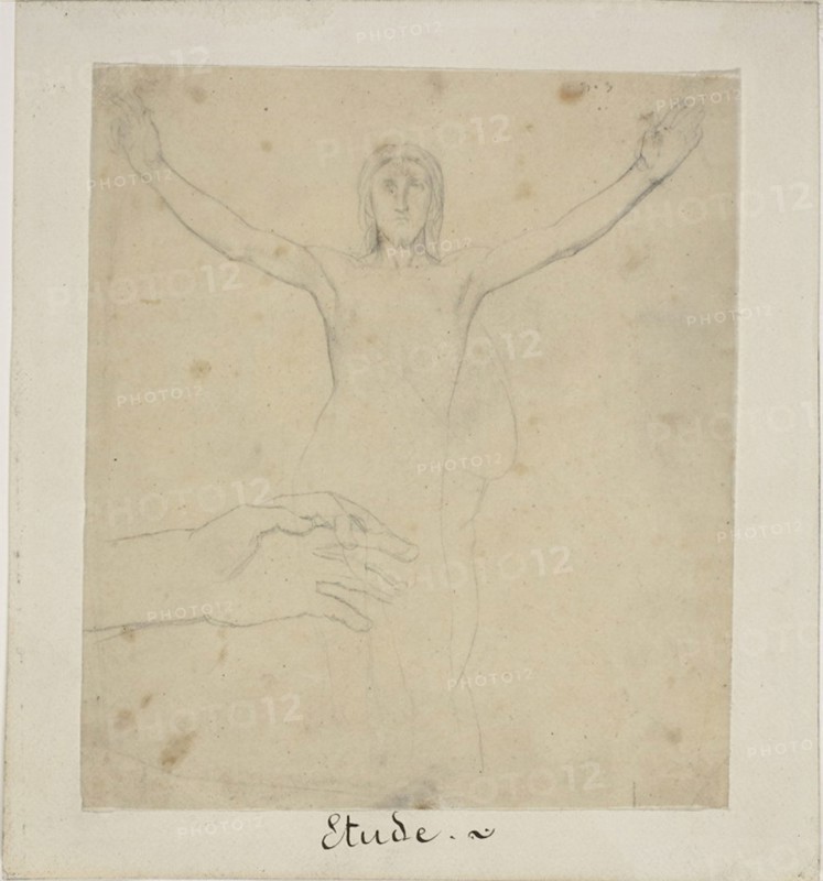 Study for Resurrection, c. 1855.