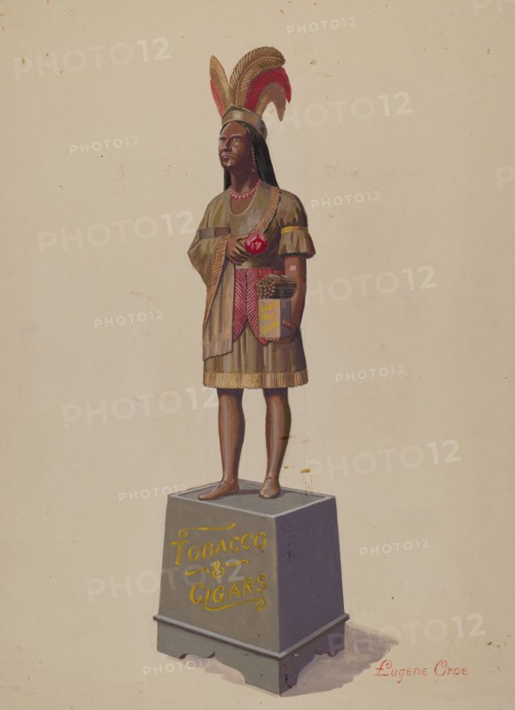 Tobacco Store Figure, 1935/1942.