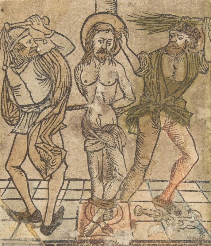 The Flagellation, 15th century.