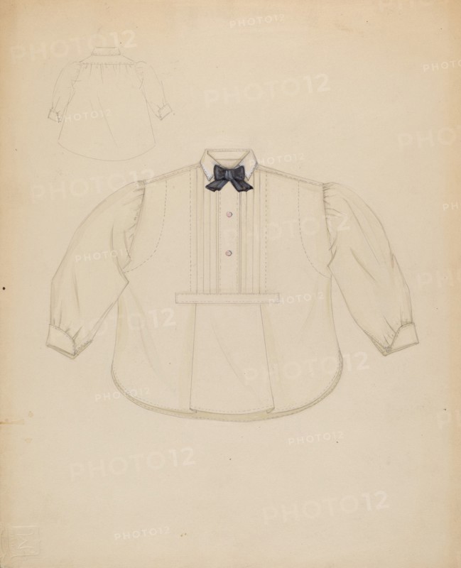 Man's Miniature Shirt, c. 1936.