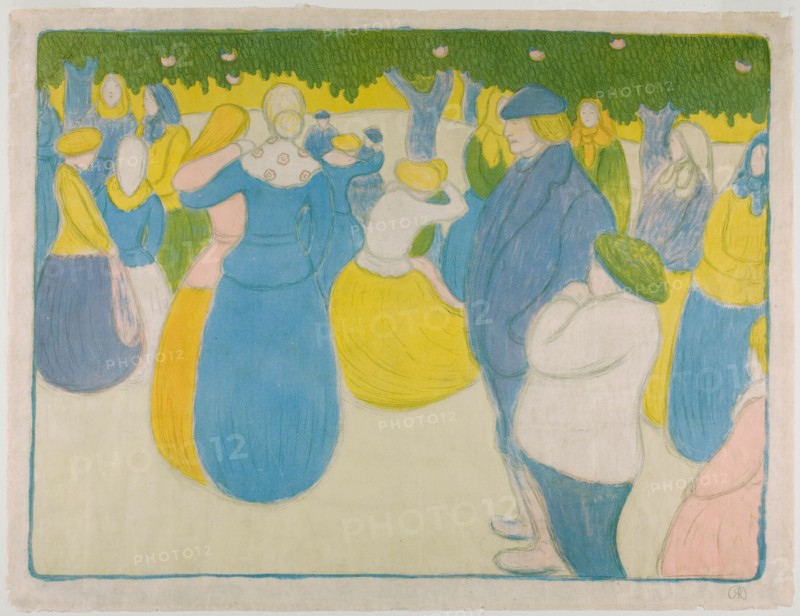Festival in Bretagne, 1895-96.