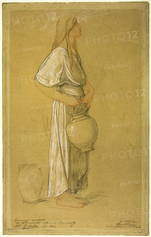 Study: Woman with a Jar, 1887.
