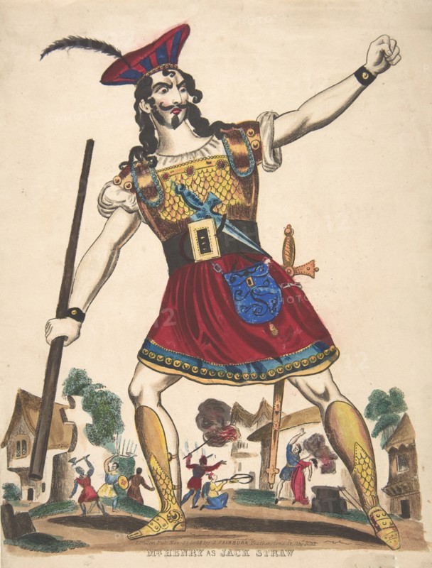 Mr. Henry as Jack Straw, 1848.