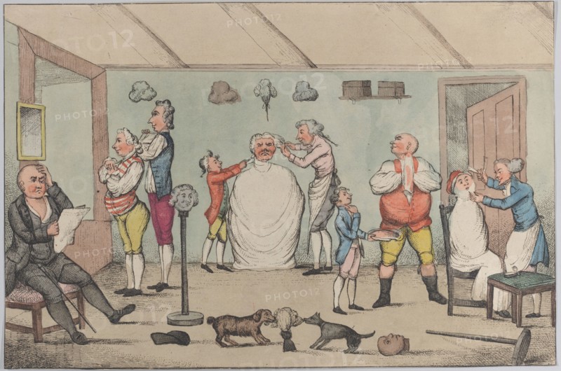 The Barber's Shop, after 1803.
