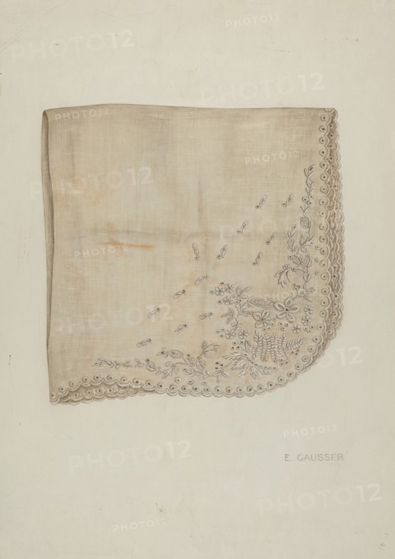 Wedding Handkerchief, c. 1939.