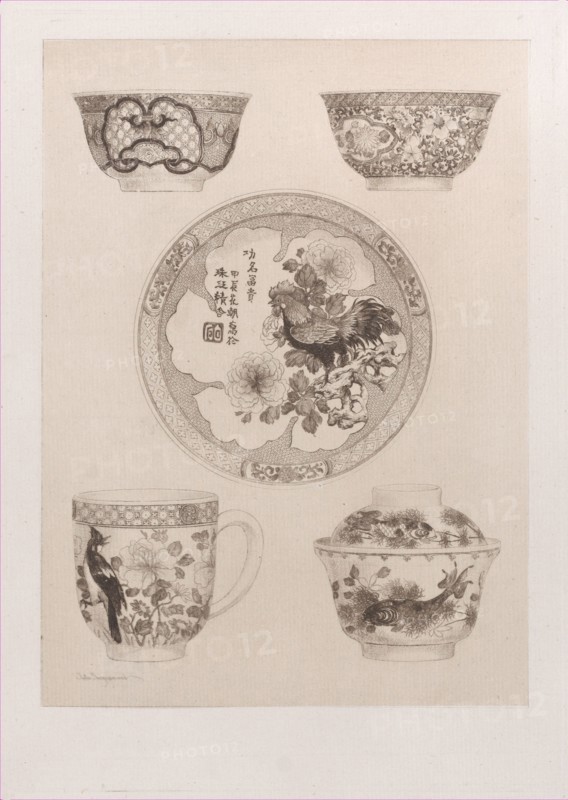 Famille Rose Japonaise, 1862.