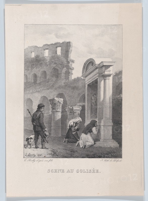 Scene at the Coliseum, 1826.