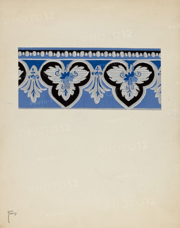 Wall Paper Border, c. 1937.
