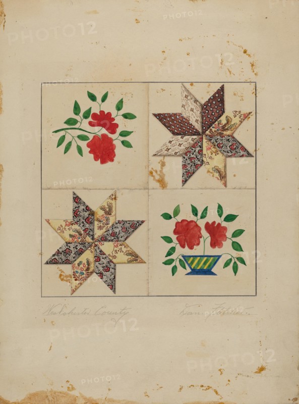 Patchwork Quilt, 1935/1942.