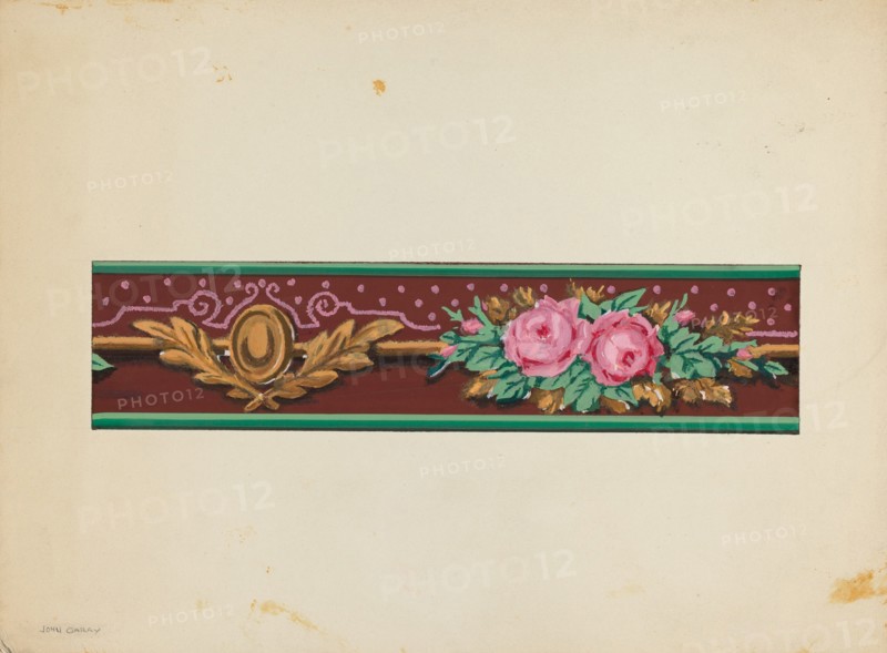 Wall Paper Border, c. 1937.