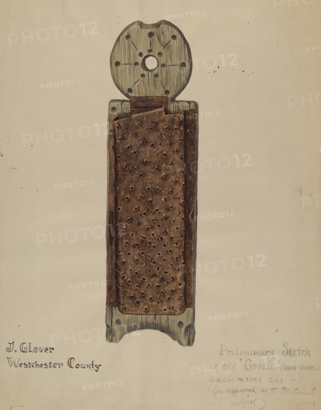Handmade Grater, 1935/1942.