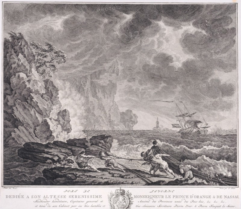 Port of Livorne, ca. 1770.