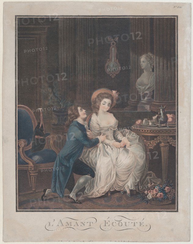 The Lover Heard, ca. 1785.