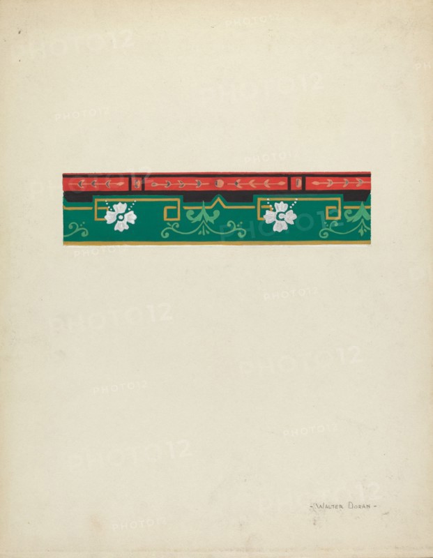 Wallpaper Border, c. 1940.