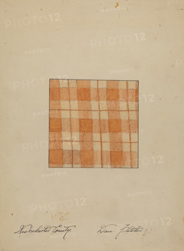 Hand Woven Linen, c. 1937.