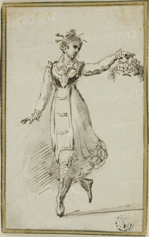 Young Woman Dancing, n.d.