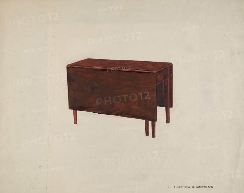 Drop Leaf Table, c. 1941.