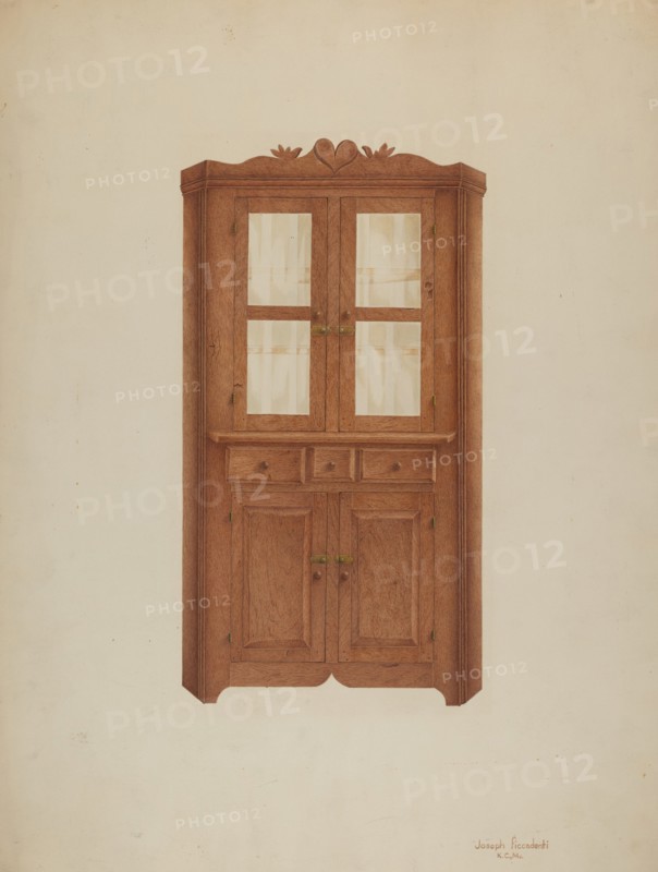 Corner Cupboard, c. 1941.