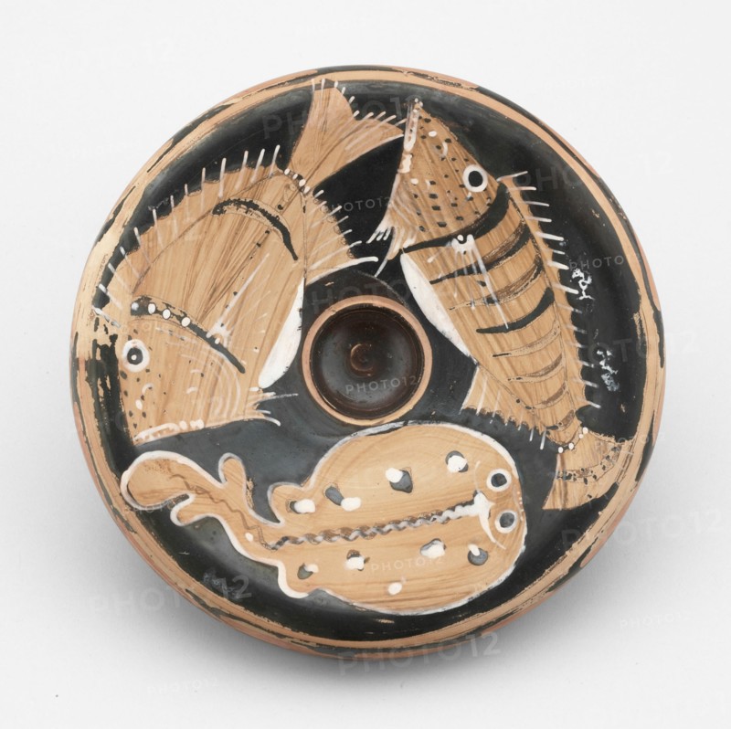 Fish Plate, 350-330 BCE.