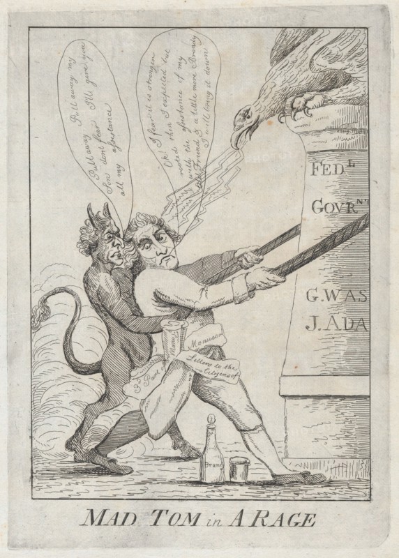 Mad Tom in a Rage, 1801.