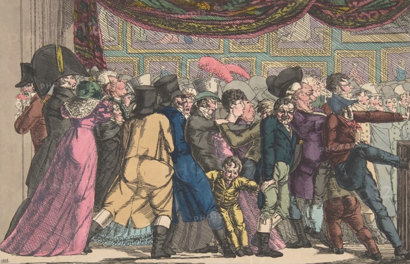 L'Entrée au Musée, 1808.
