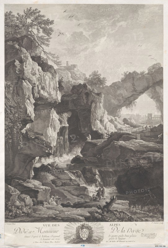 View of the Alpes, 1760.