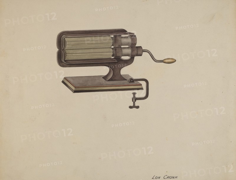 Fluting Iron, 1935/1942.