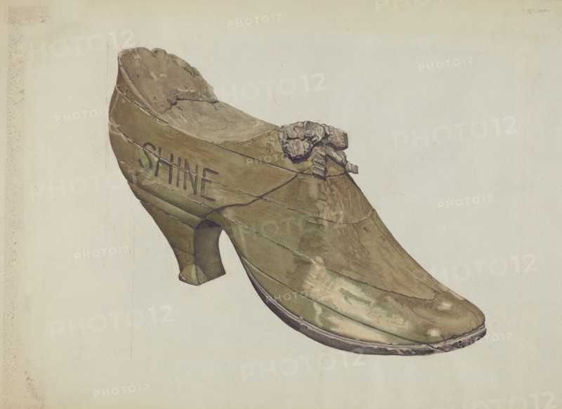 Shoe Shop Sign, c. 1937.