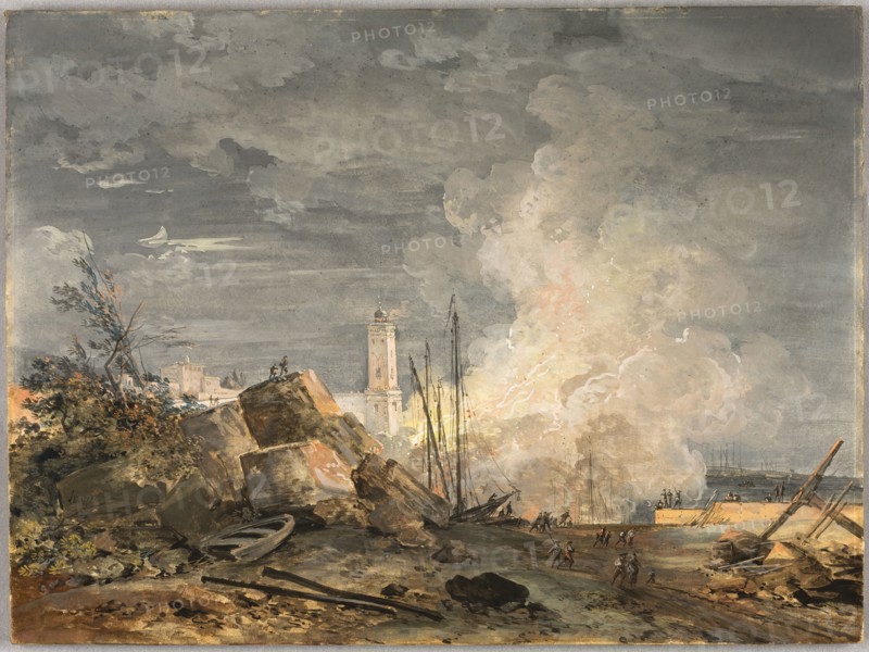 Fire in the Port, 1788.