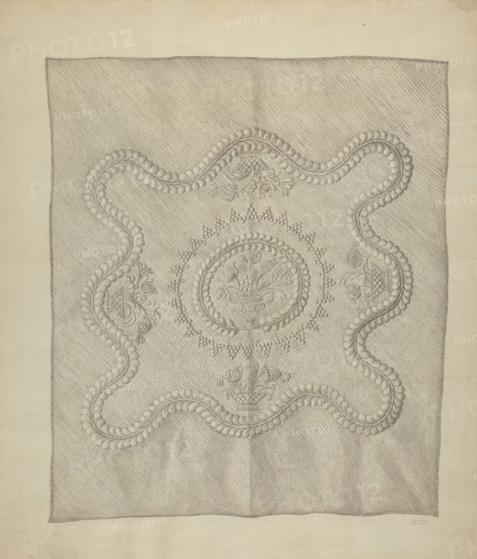 Stuffed Quilt, c. 1939.