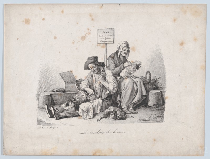 The Dog Shearer, 1822.