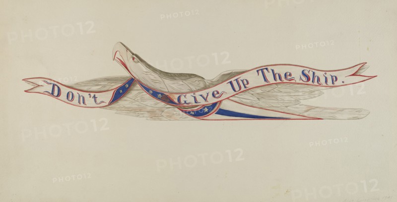 Carved Eagle, c. 1942.