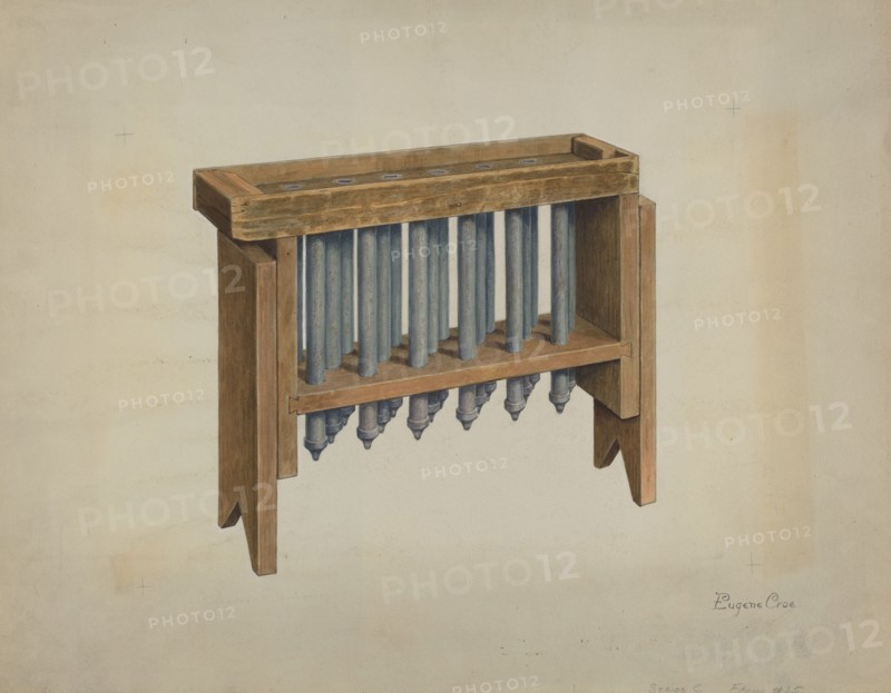 Candle Mold, c. 1939.