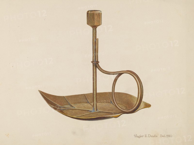 Candlestick, c. 1940.