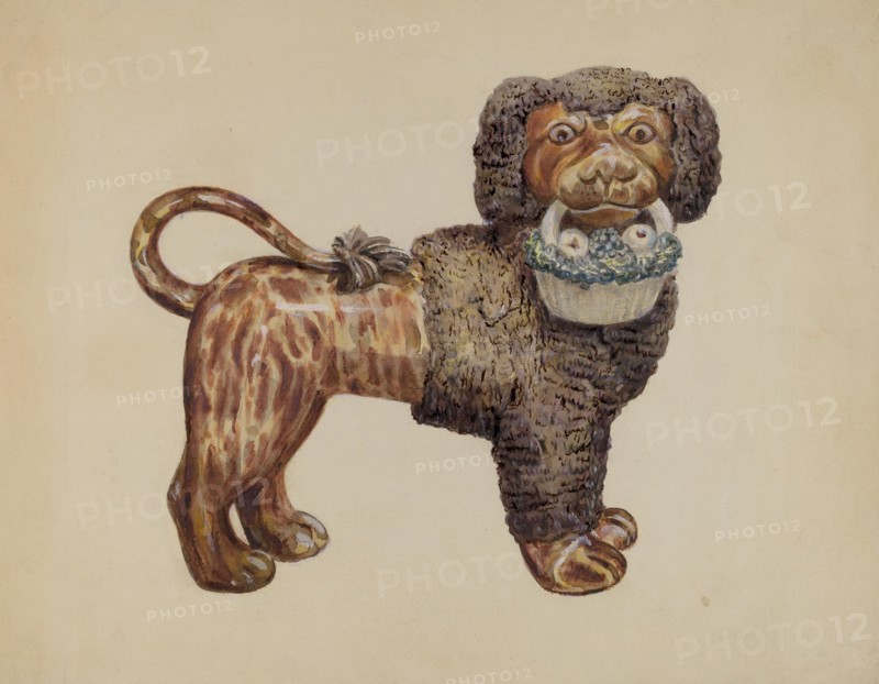 Ceramic Dog, c. 1936.